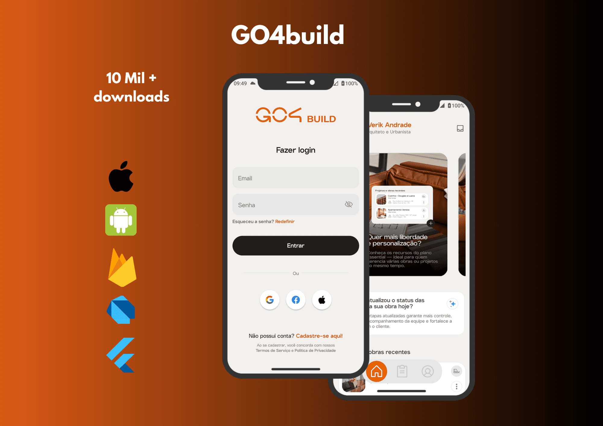 Screenshot do GO4build